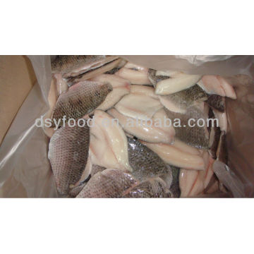 Frozen Tilapia fillet fish skinless, boneless, PBO, chemical free